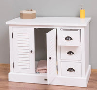 Waschbeckenunterschrank Provence aus Massivholz – Landhaus Waschtisch mit zeitlosem Charme