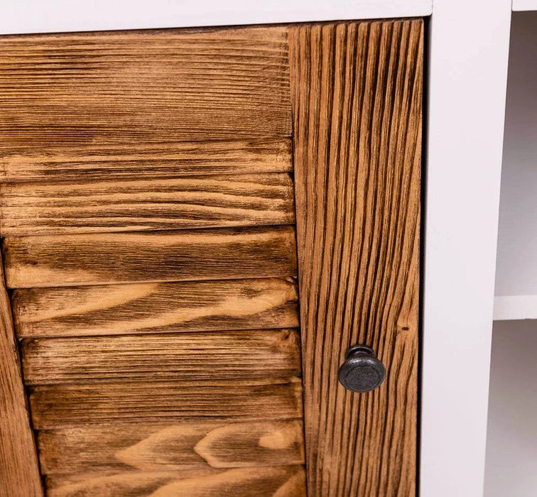 Waschbeckenunterschrank aus Massivholz – Moderner Waschtisch mit natürlicher Eleganz