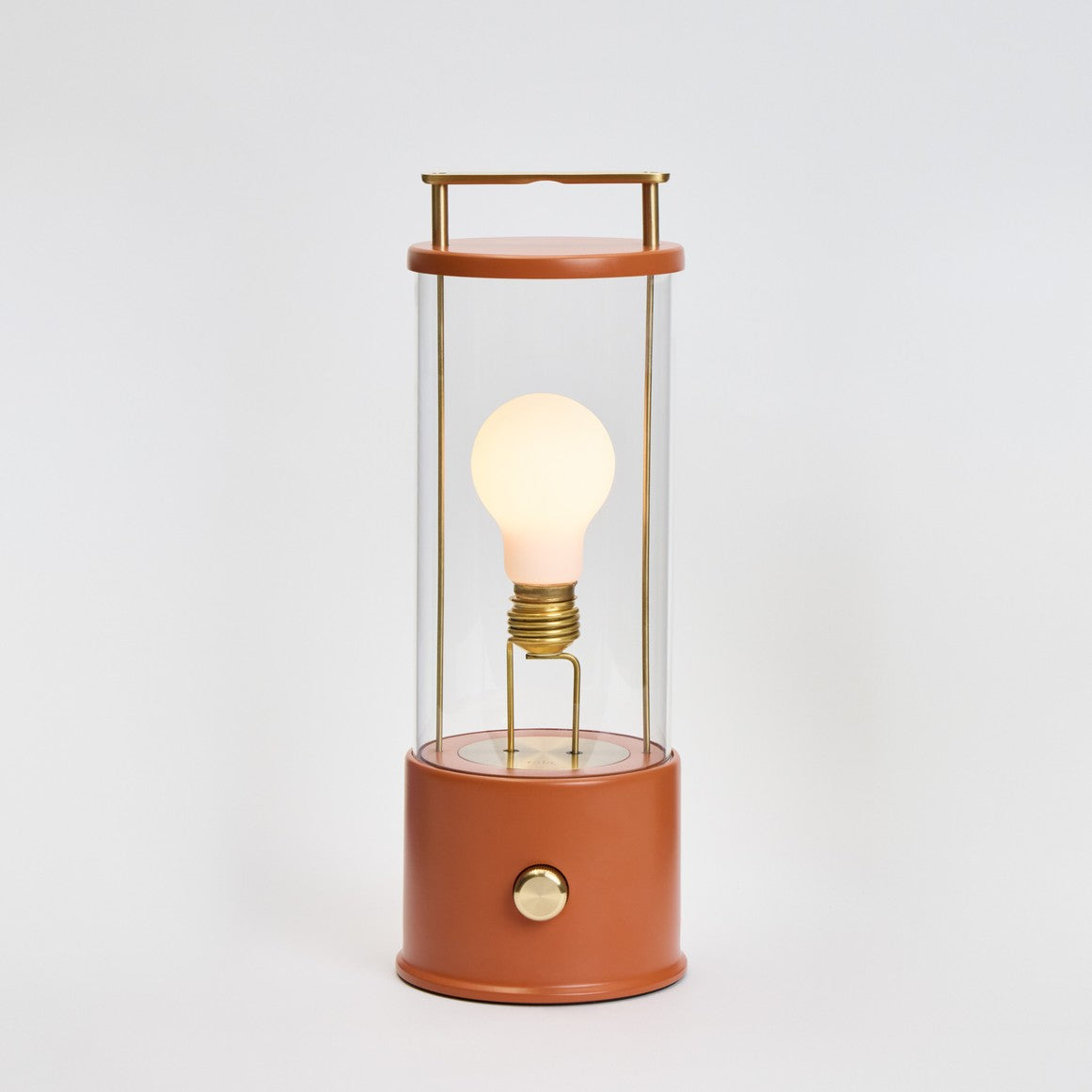 Muse – Tragbare Designerlampe in Claycourt Orange mit Dim-to-Warm & IP44
