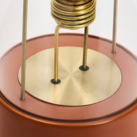Muse – Tragbare Designerlampe in Claycourt Orange mit Dim-to-Warm & IP44