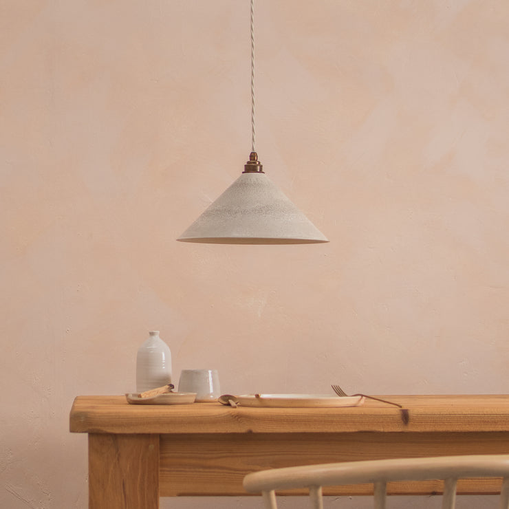 Large Rocco Light Concrete Grey – Große Deckenleuchte in moderner Betonoptik