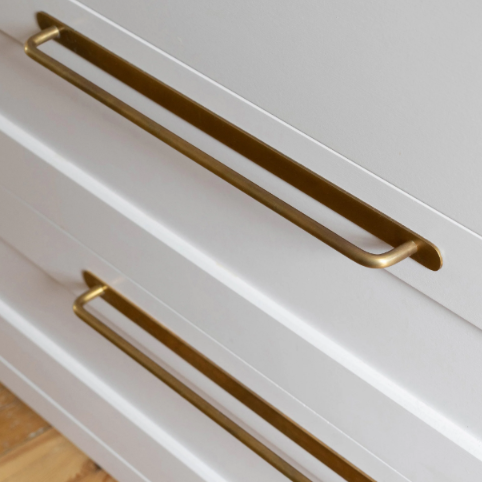 Corston-Kilburn Möbelgriff (384 mm) – Antikes Messing