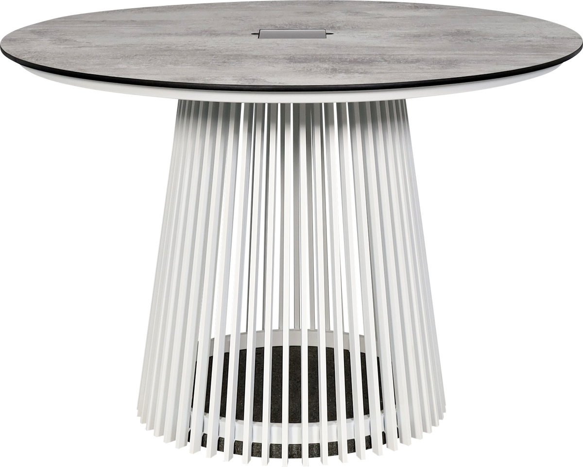 HALO Tisch – Beleuchteter Outdoor-Tisch mit Solartechnologie & HPL-Tischplatte