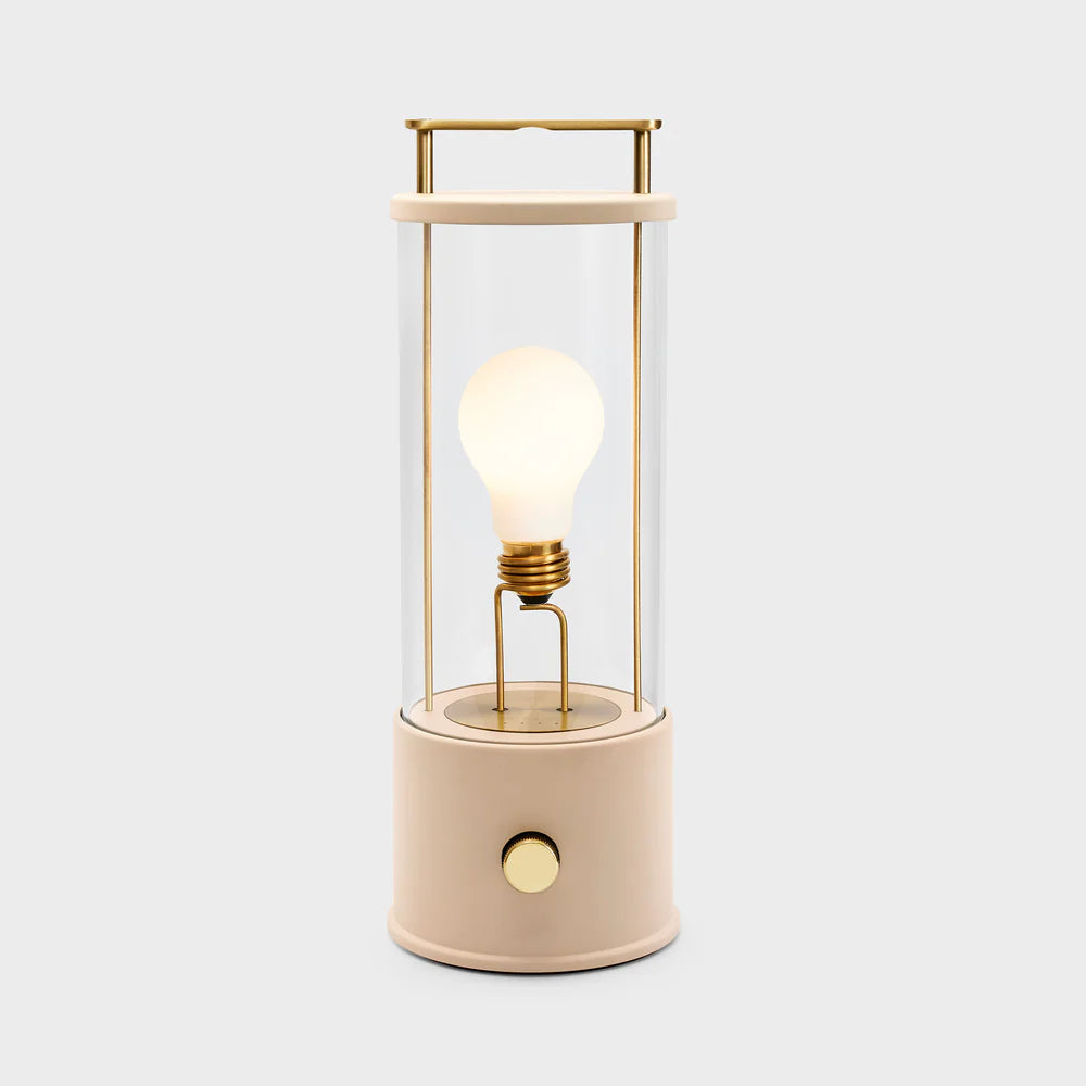 Muse – Tragbare Designerlampe in Gips Rosa mit Dim-to-Warm & IP44
