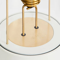 Die tragbare Lampe „Muse“ in Candlenut-Weiß
