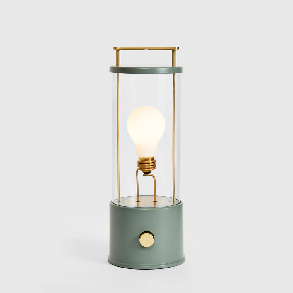 Muse – Tragbare Designerlampe in Pleasure Garden Green mit Dim-to-Warm & IP44