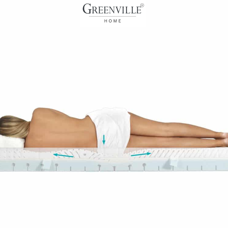 Greenville Therapie Streckmatratze - Größe: 100 x 200 cm