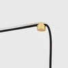 Plug - In - Pendelleuchte in Messing