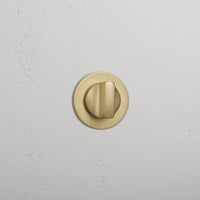 Corston Clayton Badverriegelung Rosettengarnitur – Antikes Messing