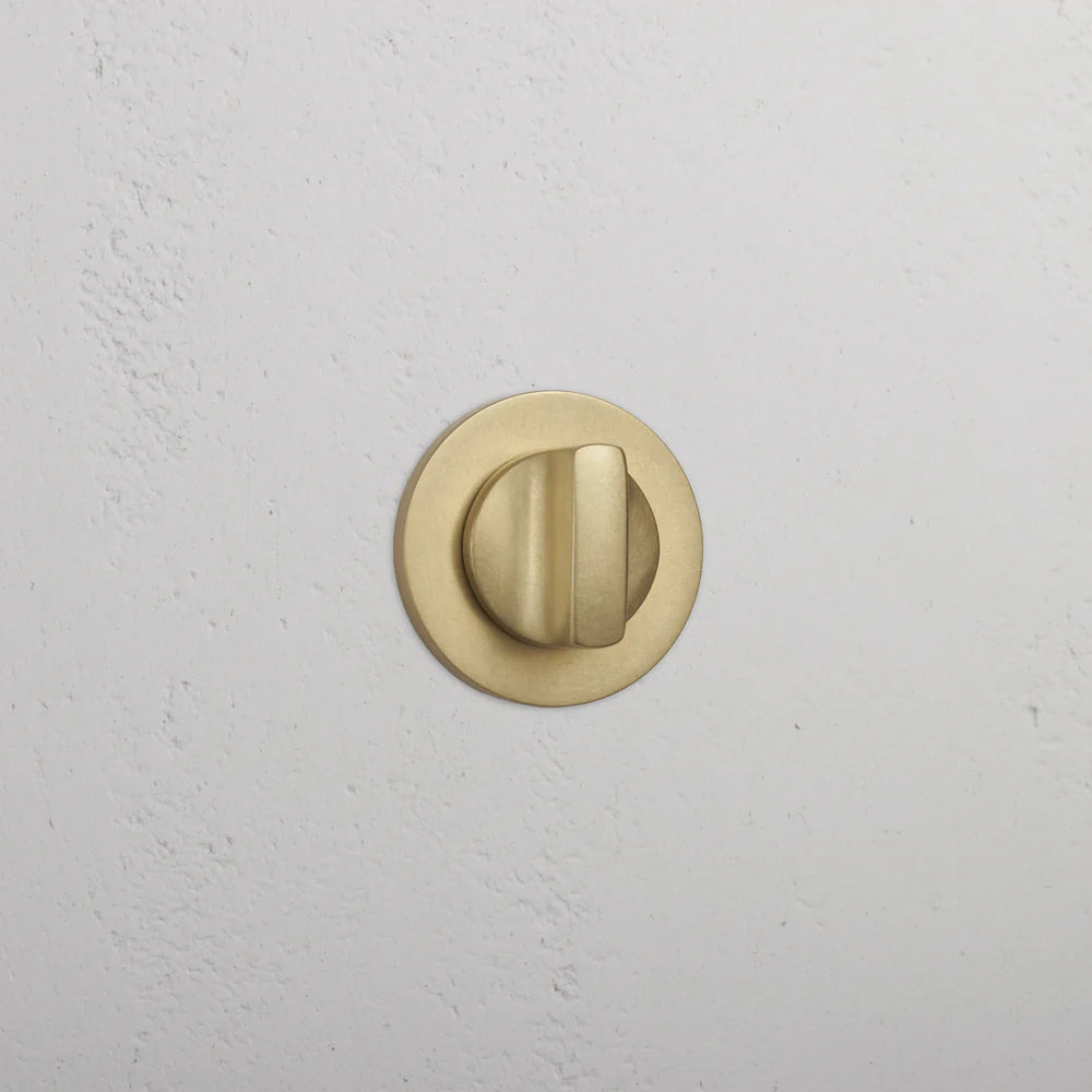 Corston Clayton Badverriegelung Rosettengarnitur – Antikes Messing