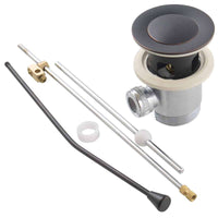 PaulGurkes Zugstangen Ablaufgarnitur Exzenter schwarz Retro Nostalgie