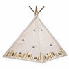 Kinder-Tipi, Natur Baumwolle  L110xH127xW110 cm