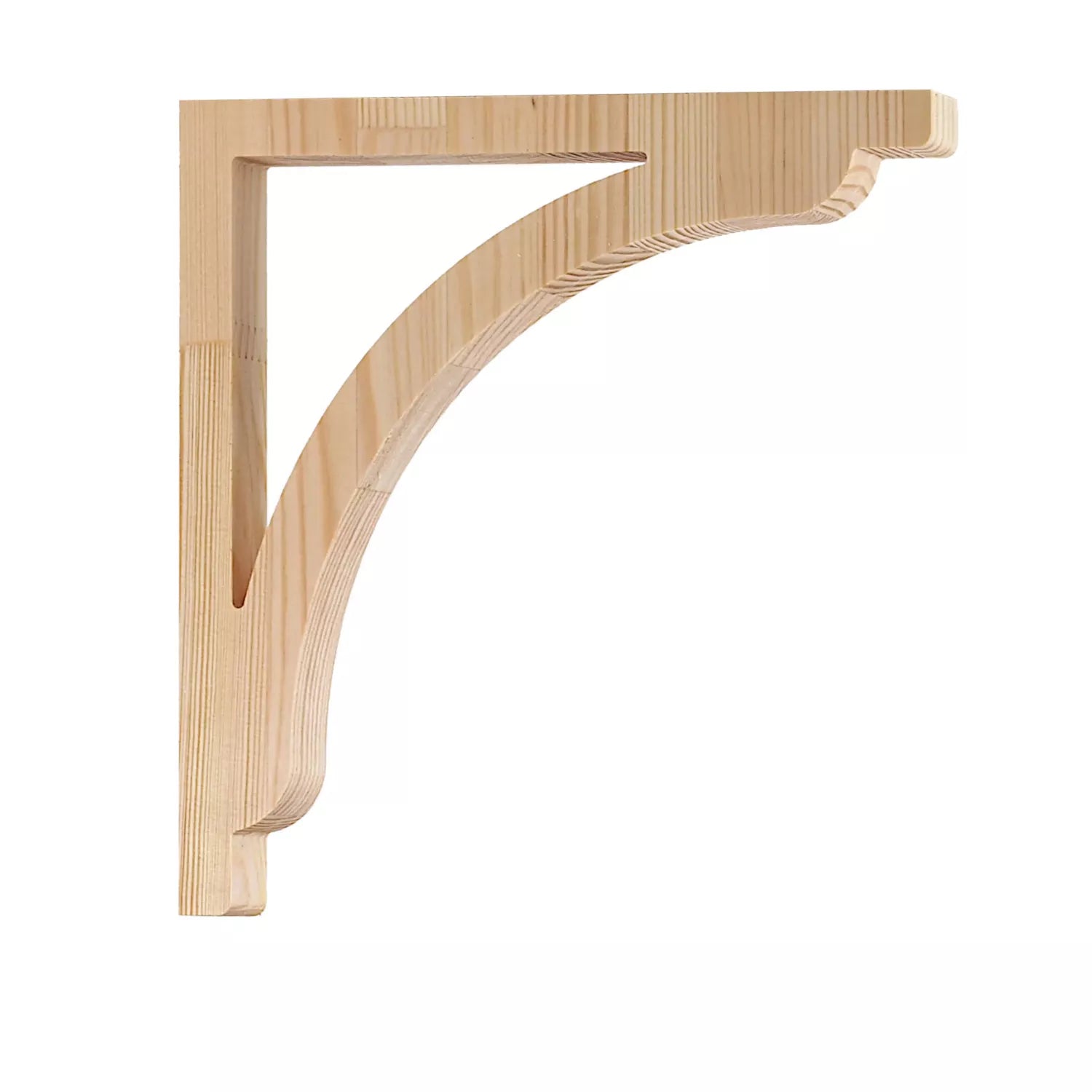 Zierkonsole für Veranda - Kiefernholz - Nr. 1-017-F