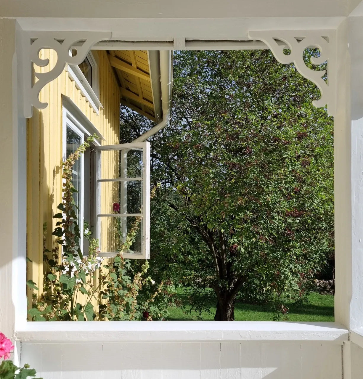 Zierkonsole für Veranda - Kiefernholz - Nr. 1-016-F