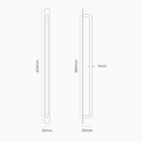 Corston-Kilburn Möbelgriff (384 mm) – Poliertes Nickel