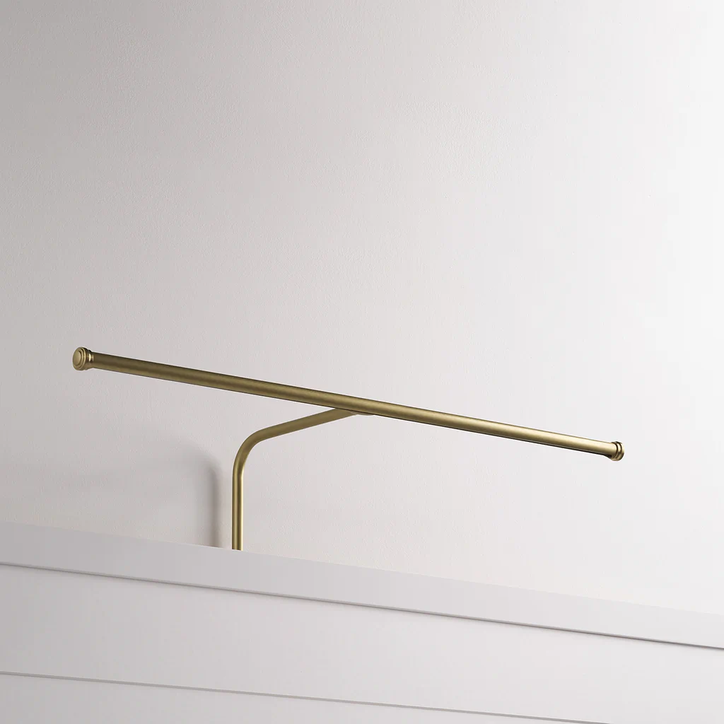 Corston-Harrow Bilderleuchte 580 mm in drei Ausführungen: Poliertes Nickel |Antikes Messing |Bronze - LED-Bilderbeleuchtung für große Kunstwerke