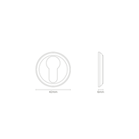 Corston Canning Schlüsselrosette – Antikes Messing