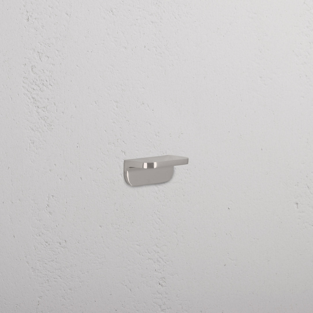 Corston-Oxford Kantengriff (36 mm) – Poliertes Nickel - Möbelgriff mit Griffmulde