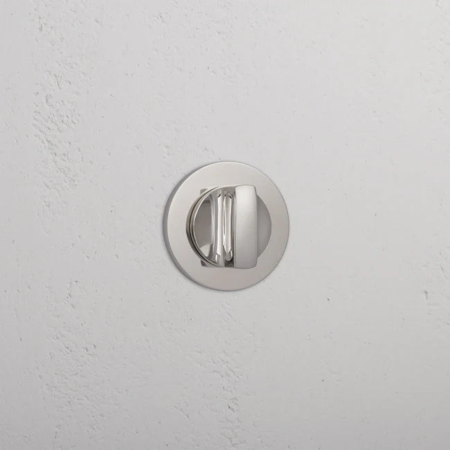 Corston Clayton Badverriegelung Rosettengarnitur – Poliertes Nickel