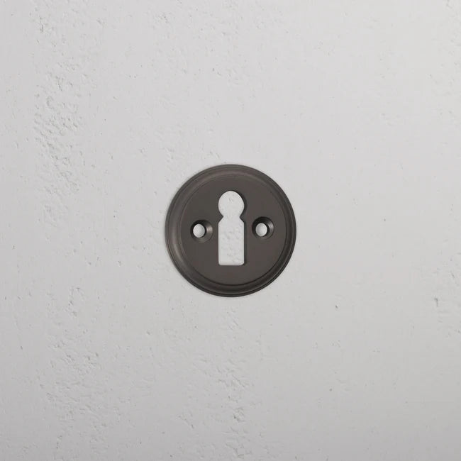 Corston Canning Rosette für Buntbartschloss – Bronze