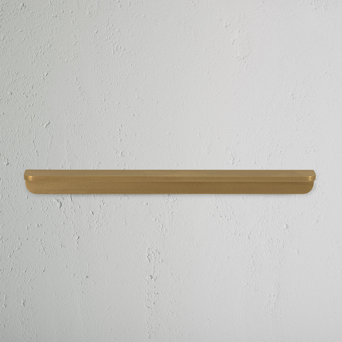 Corston-Oxford Kantengriff (224 mm) – Antikes Messing - Möbelgriff mit Griffmulde
