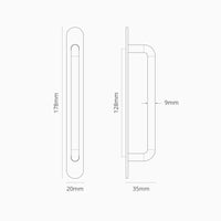 Corston-Kilburn Möbelgriff (128 mm) – Poliertes Nickel