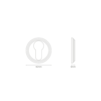 Corston Warwick Schlüsselrosette – Bronze