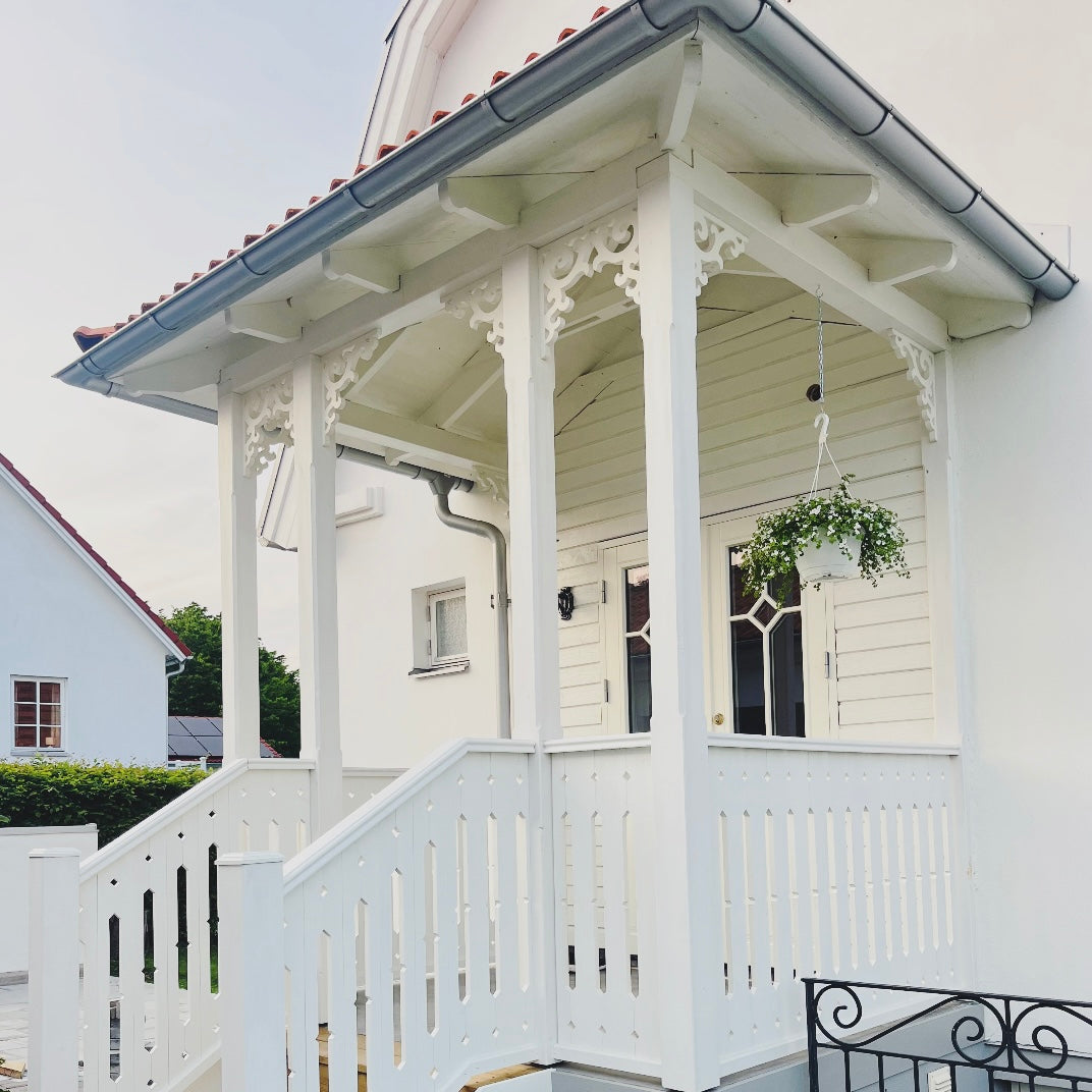 Zierkonsole für Veranda - Birkenholz - Nr. 1-001-B