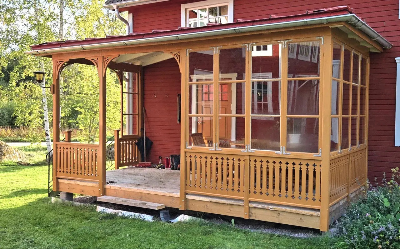 Zierkonsole für Veranda - Kiefernholz - Nr. 1-061-F