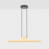 Kilter LED-Pendelleuchte Messing