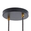 Kilter LED-Pendelleuchte Messing
