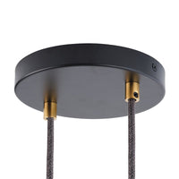 Kilter LED-Pendelleuchte Messing