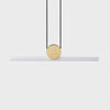 Kilter LED-Pendelleuchte Messing